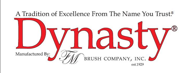 "A tradition of excellence from the name you trust, Dynasty, Manufactured by: FM Brush Company, inc. est. 1929"